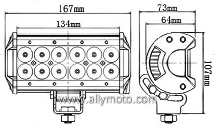 36W LED Light Bar 2020